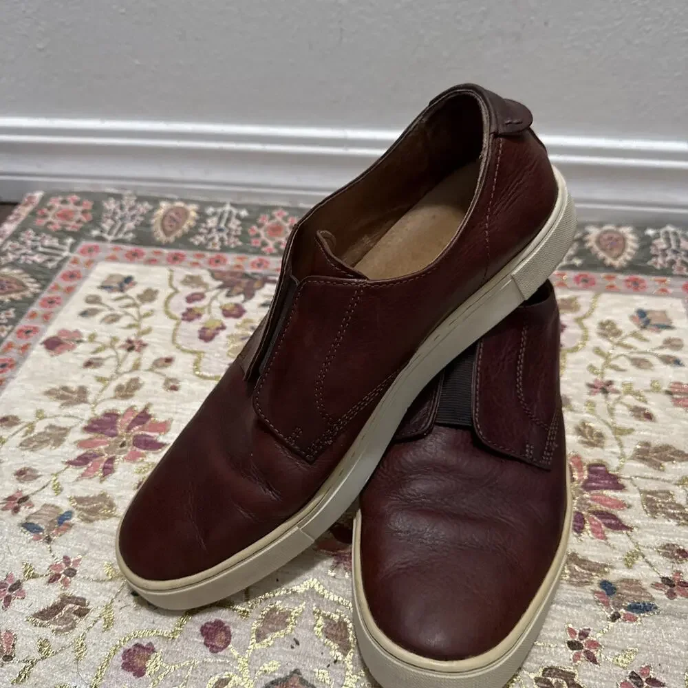 Frye Shoes Men Size‎ 10 Brown Casual Sneaker Leather Style 7200043